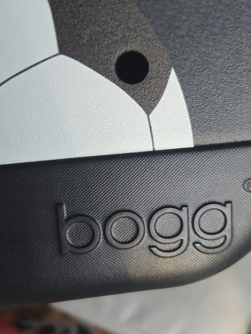 Bogg Bag Large Soccer Black And White NWT
